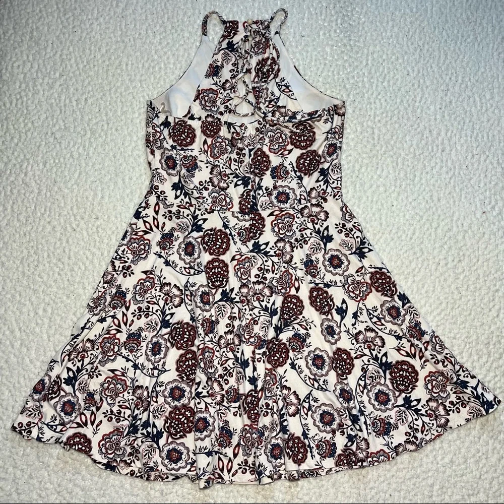 Floral Print Sleeveless‎ Fit & Flare Dress